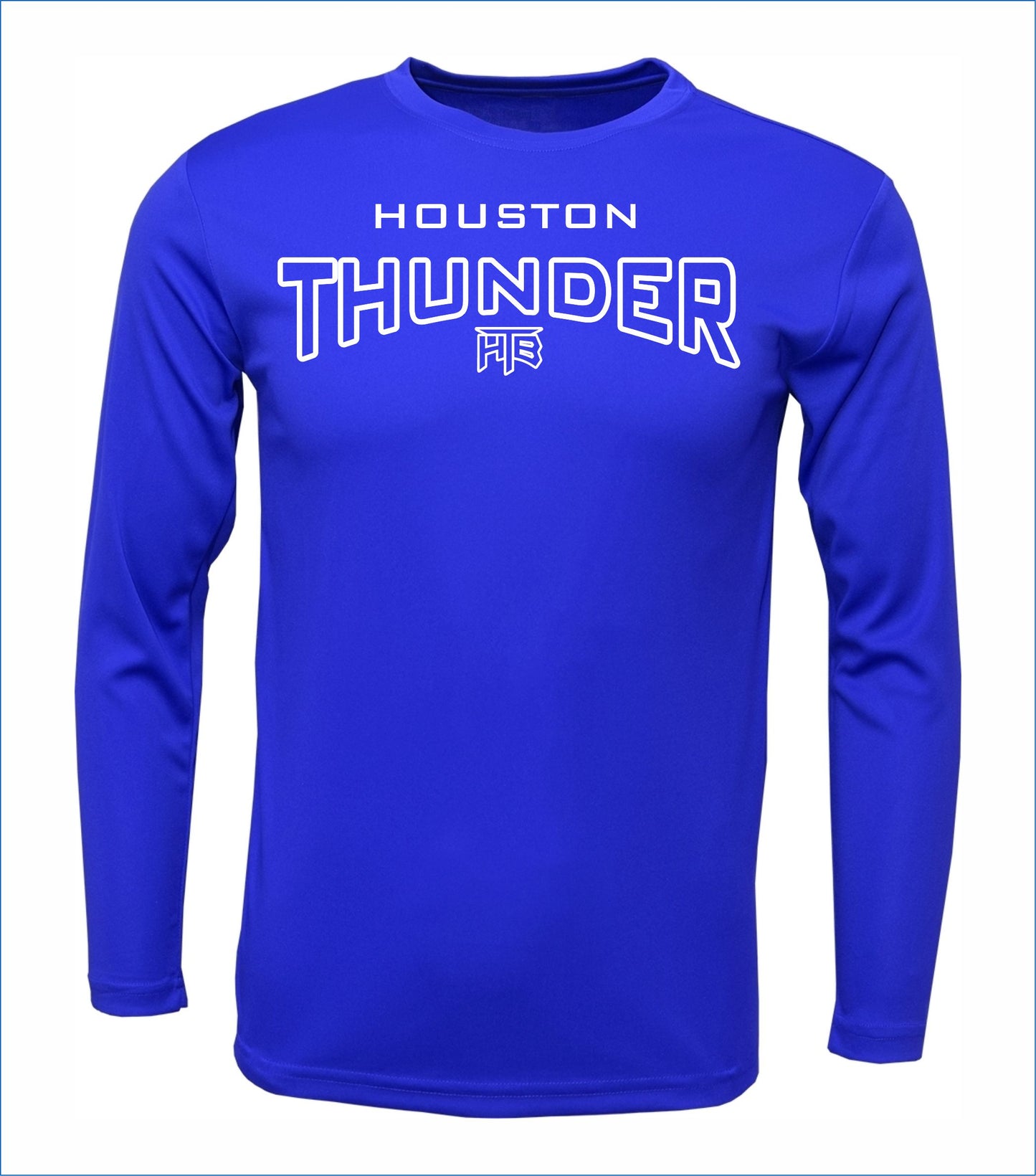 Houston Thunder Arched Long Sleeve Dri-Fit Shirt