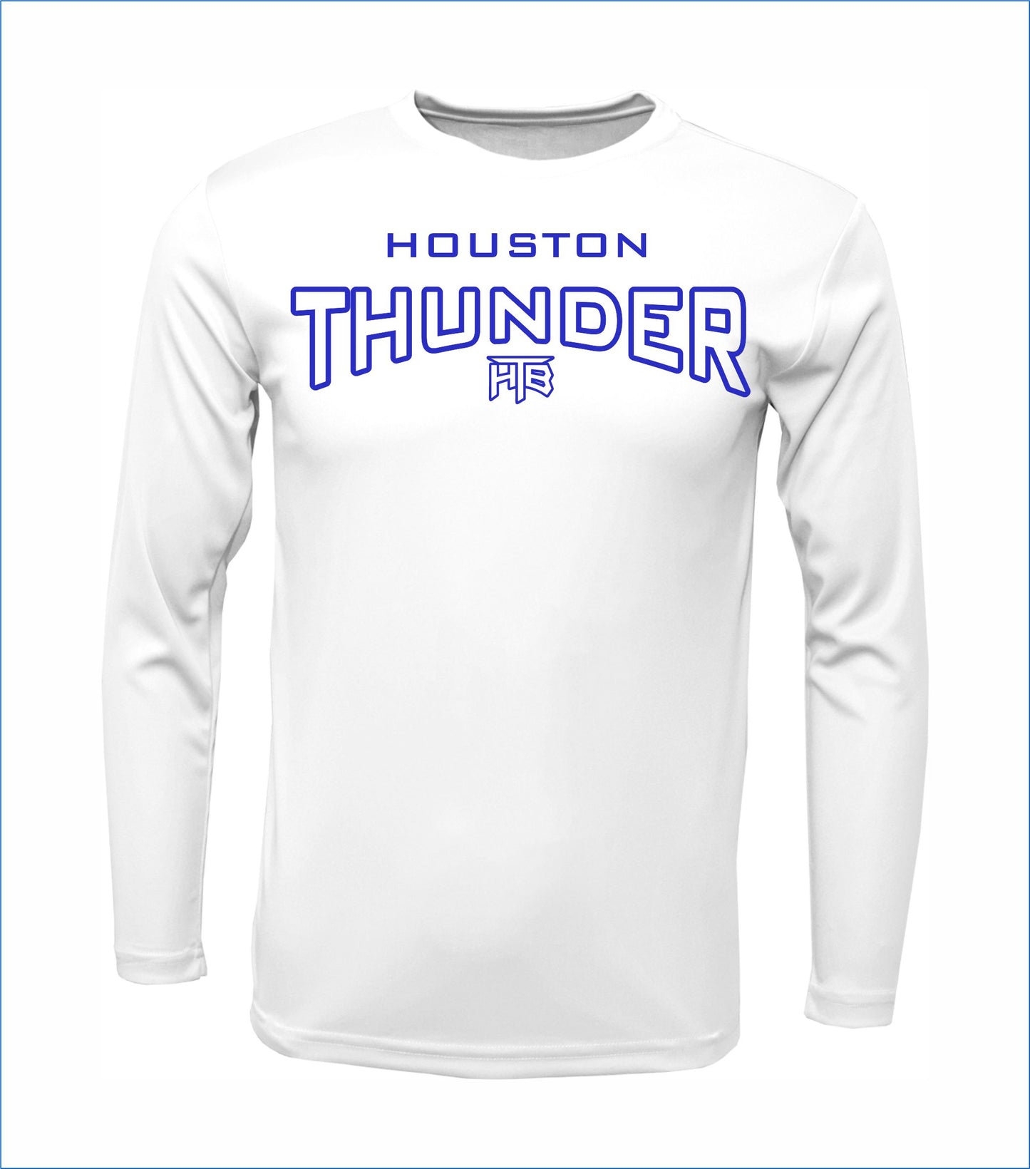 Houston Thunder Arched Long Sleeve Dri-Fit Shirt