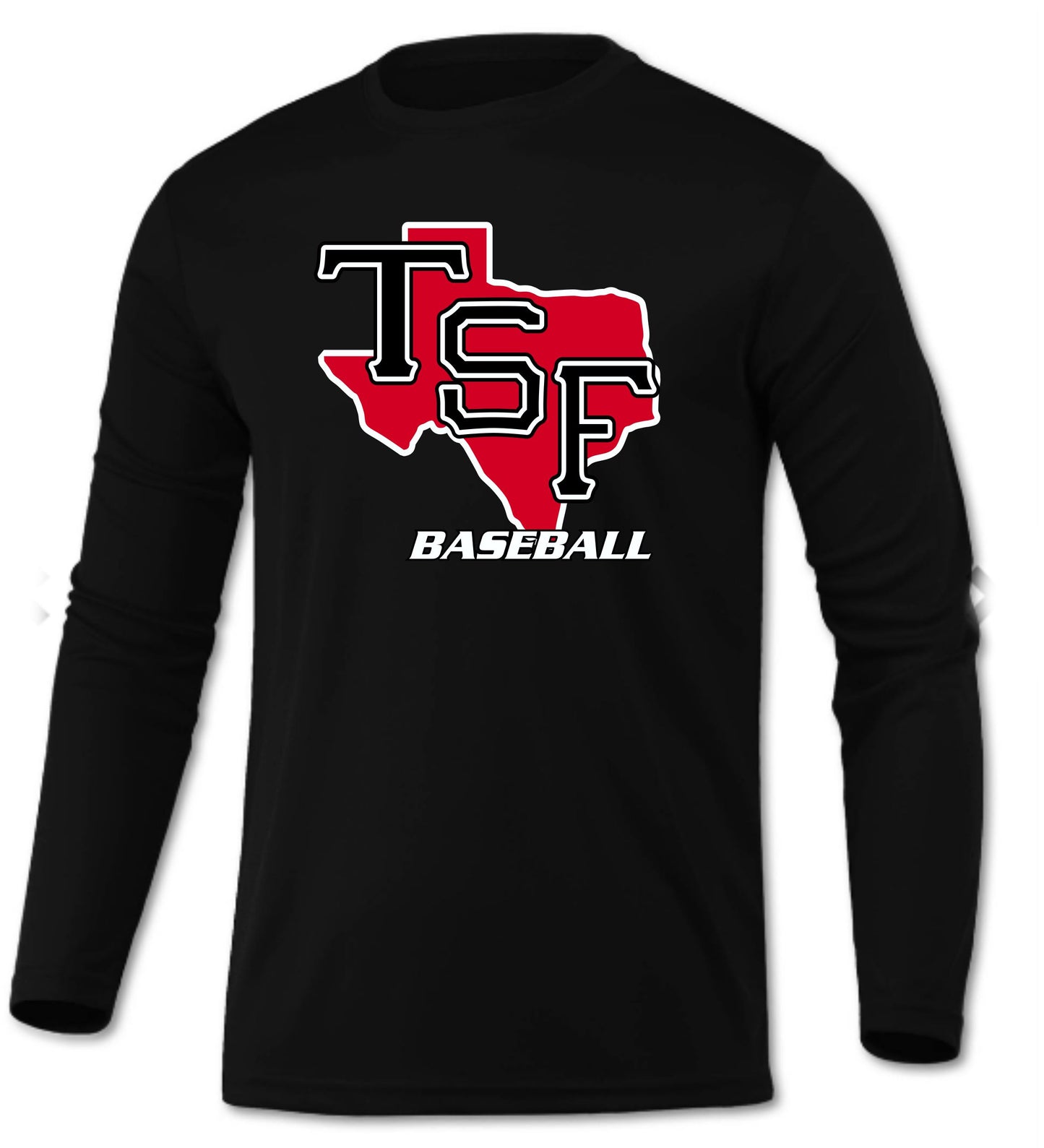 TSF BASEBALL DRIFIT LONG SLEEVE BLACK