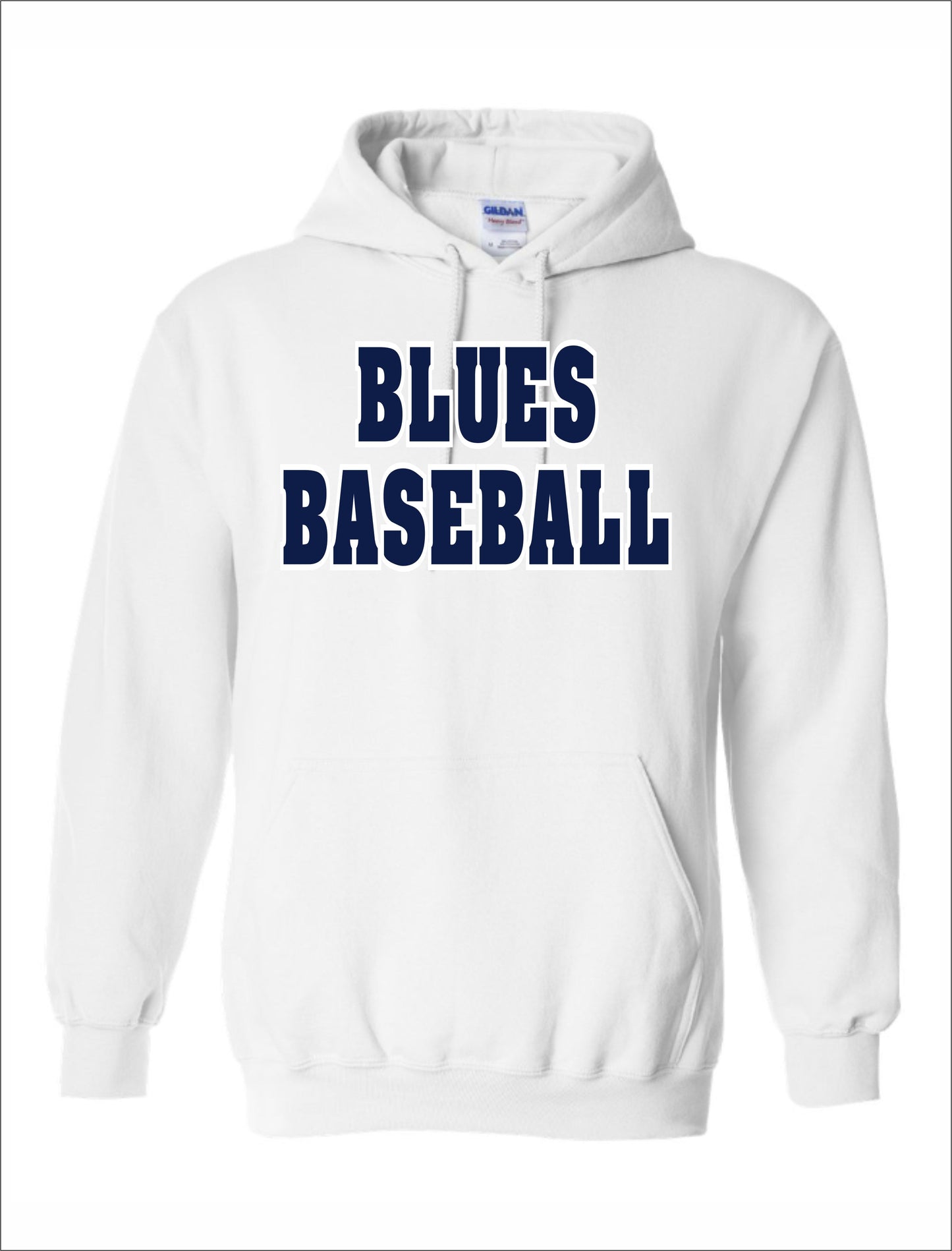 TX BLUES COTTON HOODIE
