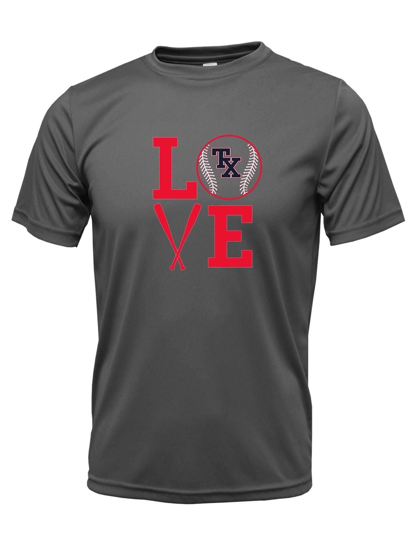 TX BLUES DRI-FIT "LOVE" TEE