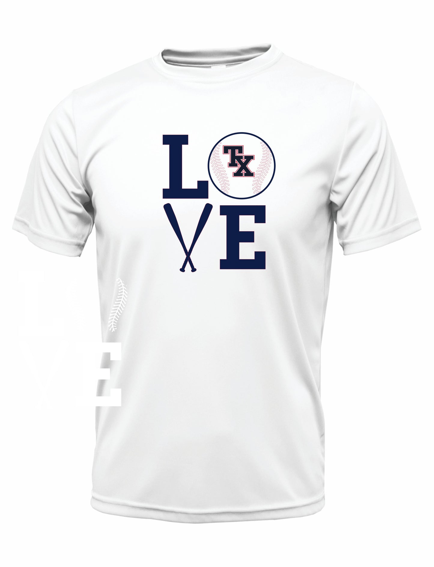 TX BLUES DRI-FIT "LOVE" TEE