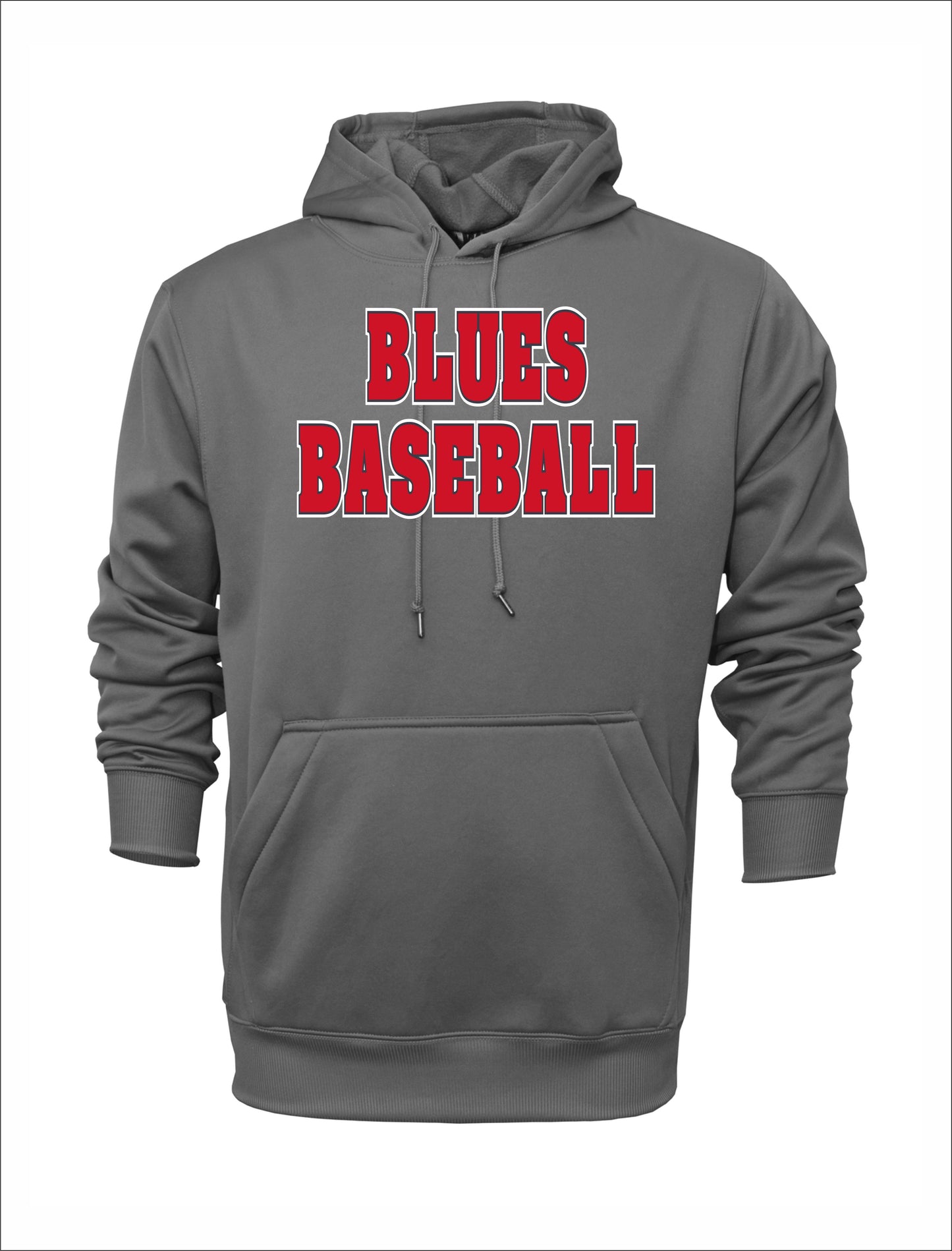 TX BLUES POLYESTER HOODIE