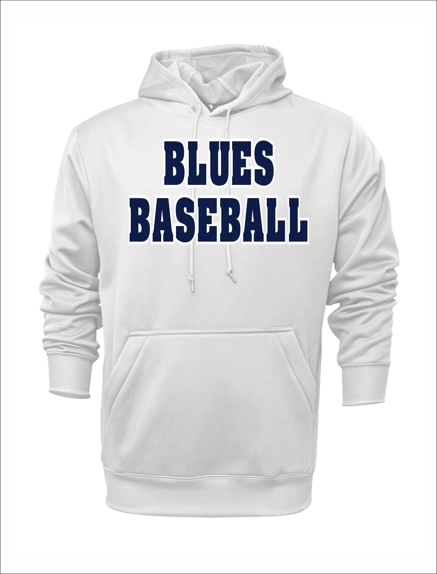 TX BLUES POLYESTER HOODIE