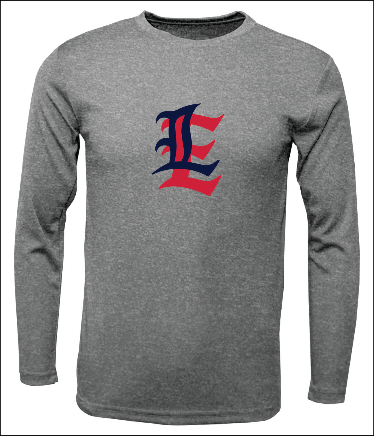 LAMAR ELITE LONG-SLEEVE COTTON TEE - FULL CHEST LOGO