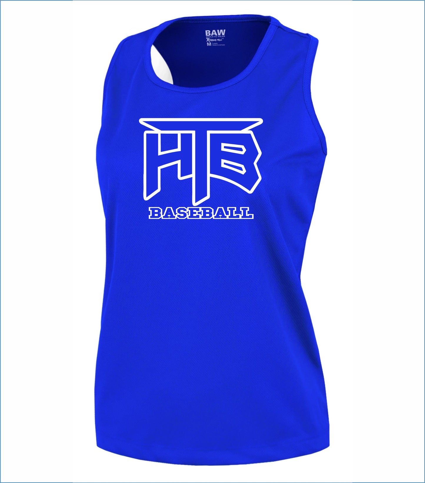 HTB Baseball Ladies Racerback Tank