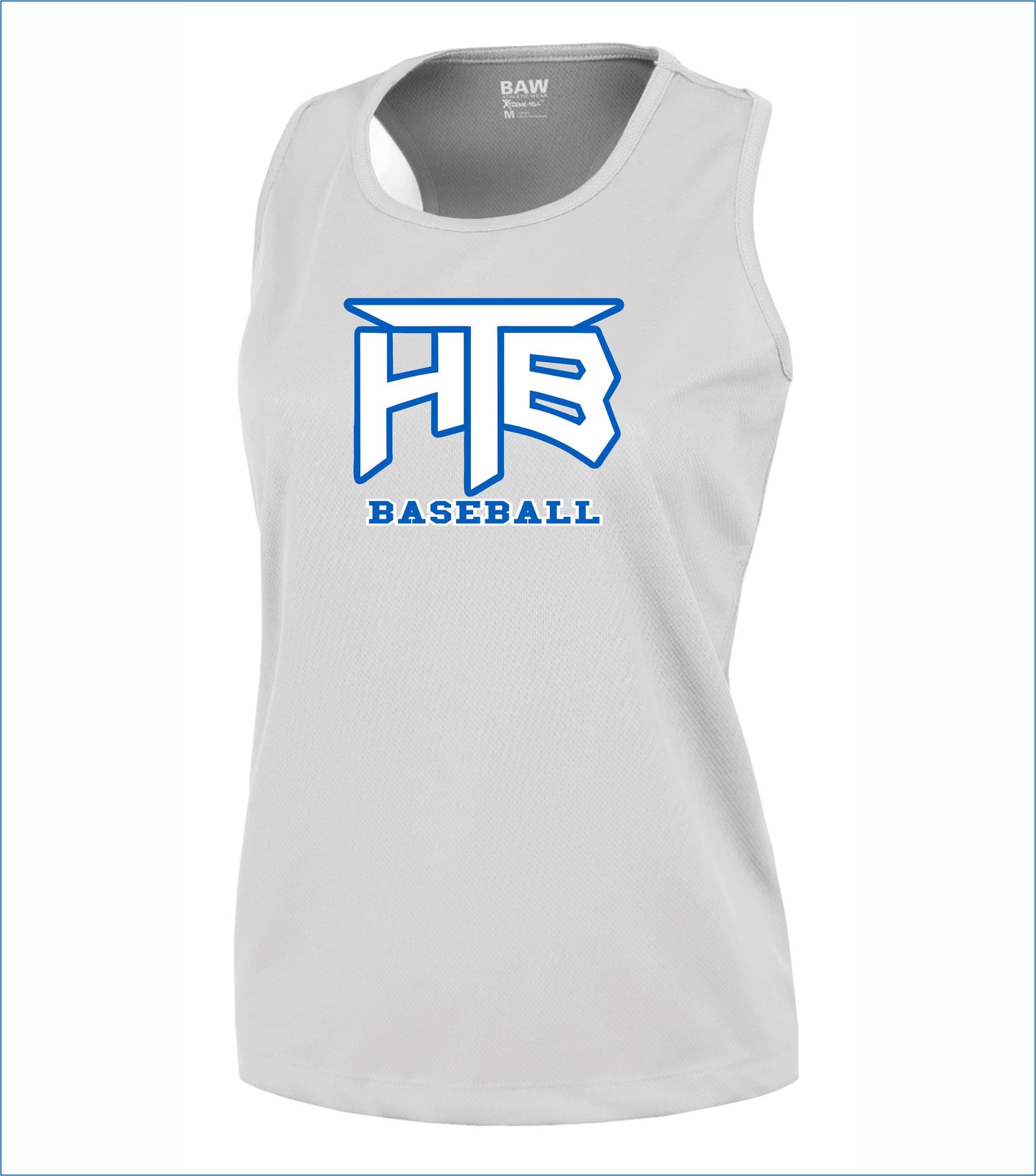 HTB Baseball Ladies Racerback Tank