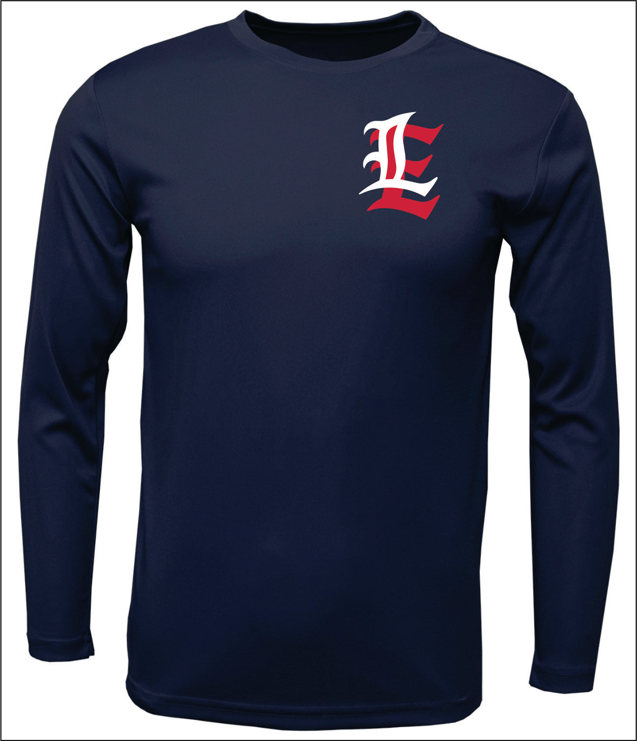 LAMAR ELITE LONG-SLEEVE COTTON TEE - LEFT CHEST LOGO