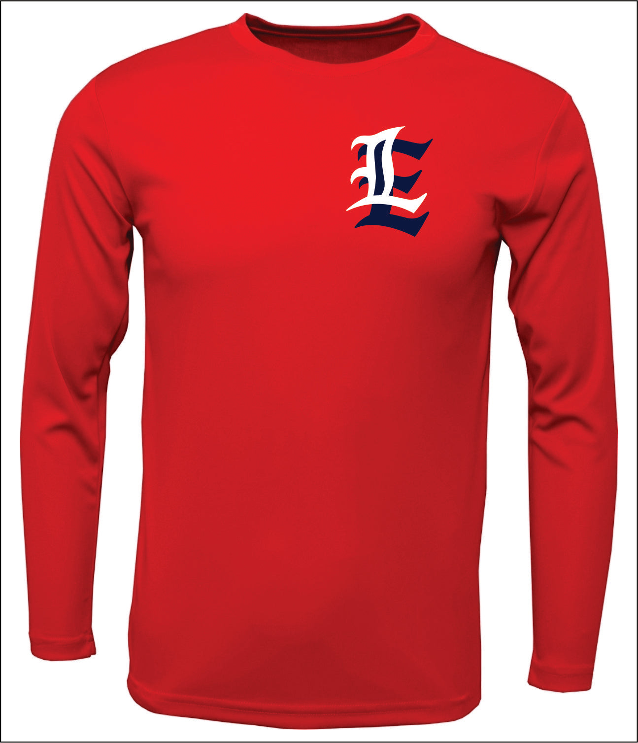 LAMAR ELITE LONG-SLEEVE COTTON TEE - LEFT CHEST LOGO