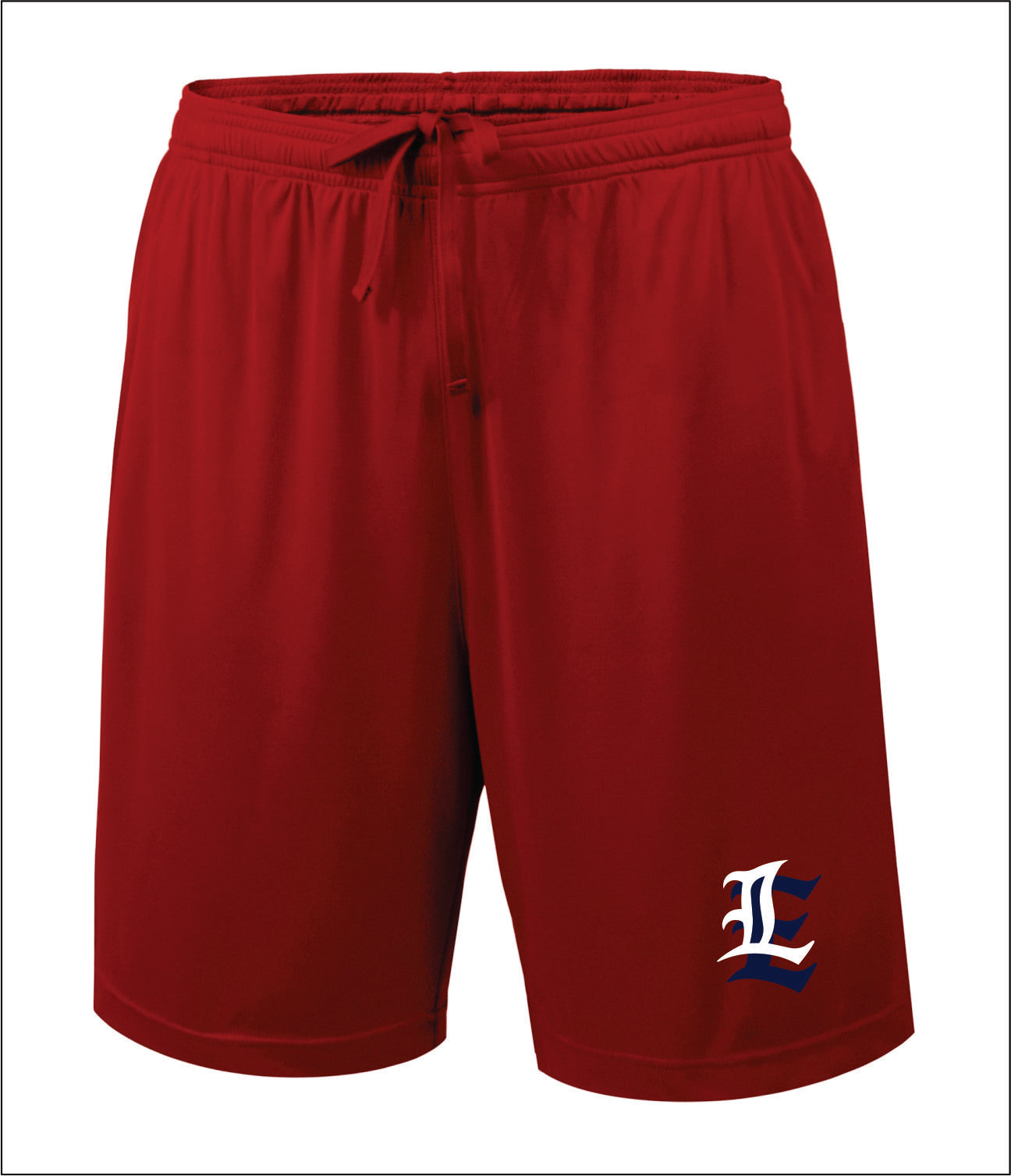 LAMAR EMBROIDERED MESH SHORTS - EMBROIDERED LOGO