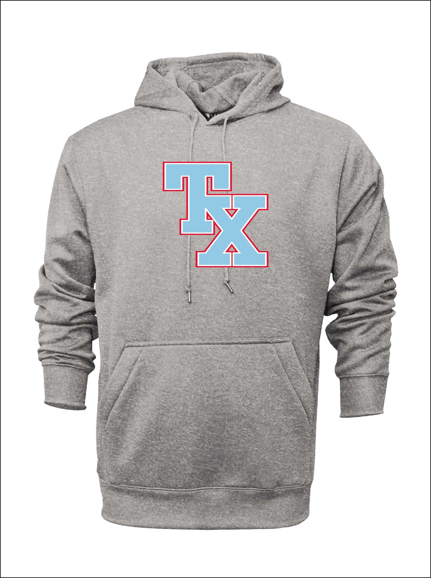TX BLUES HOODED SWEATSHIRT