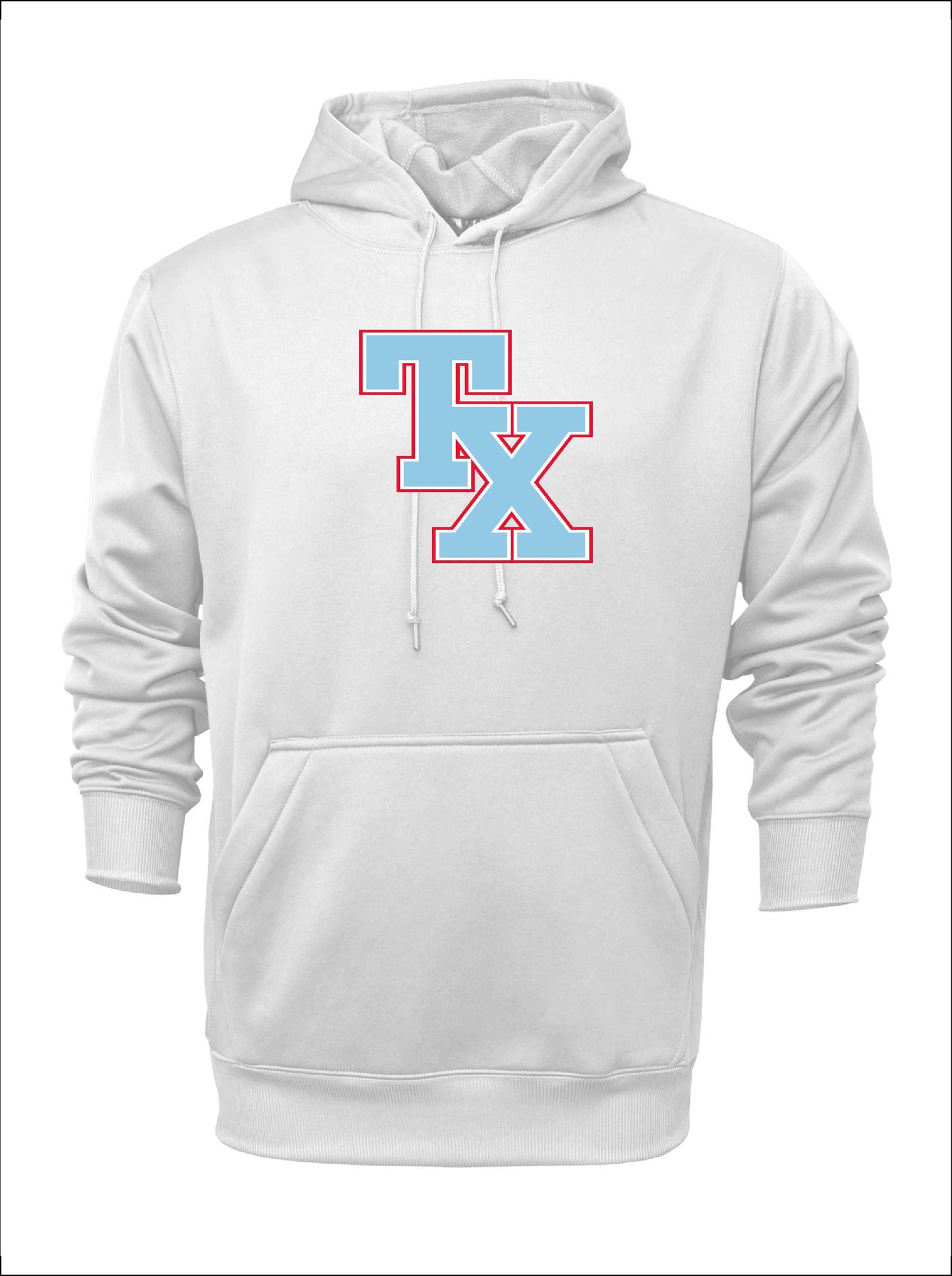 TX BLUES HOODED SWEATSHIRT
