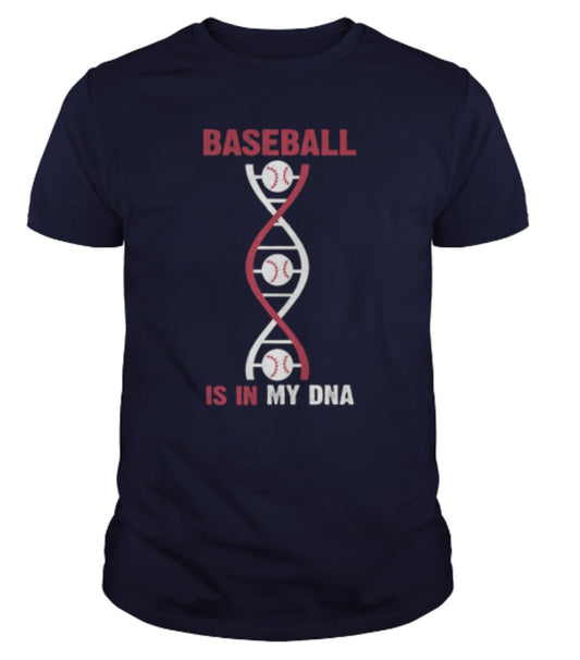Baseball "In my DNA" Cotton T-Shirt