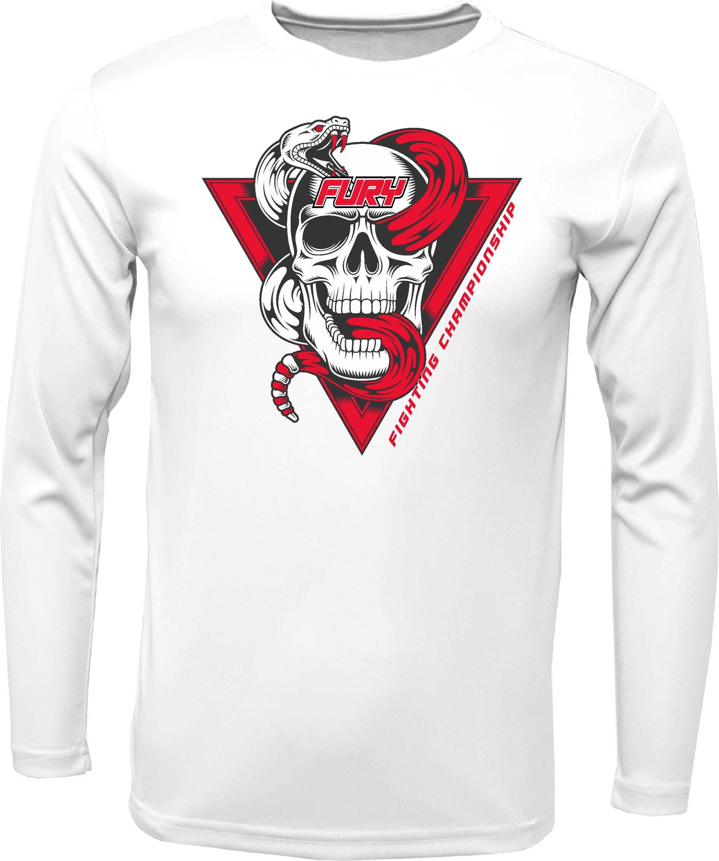 Fury Skull and Snake Dri-Fit Long-sleeve T-shirt