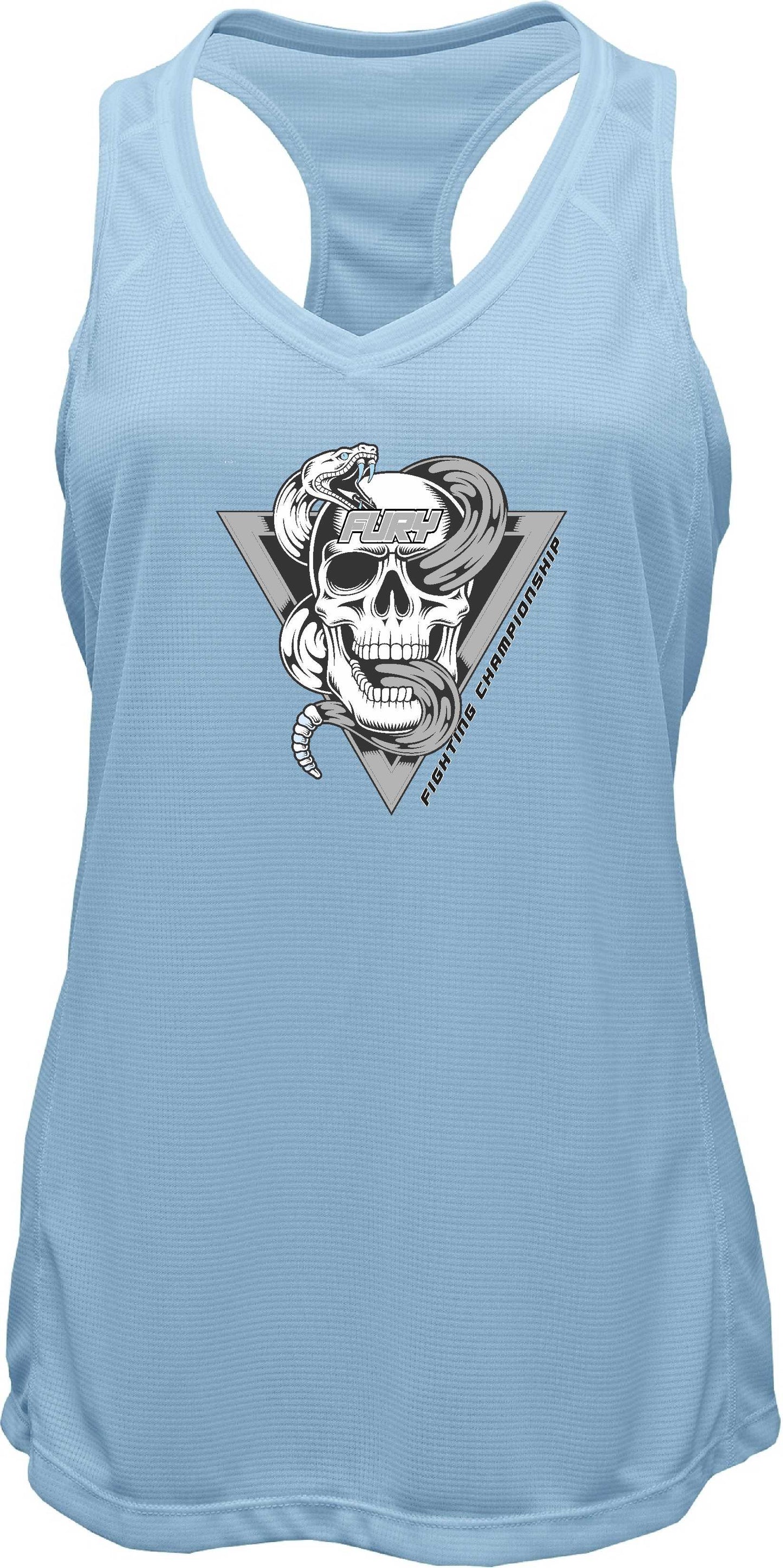Fury Skull and snake Racer-back Tank