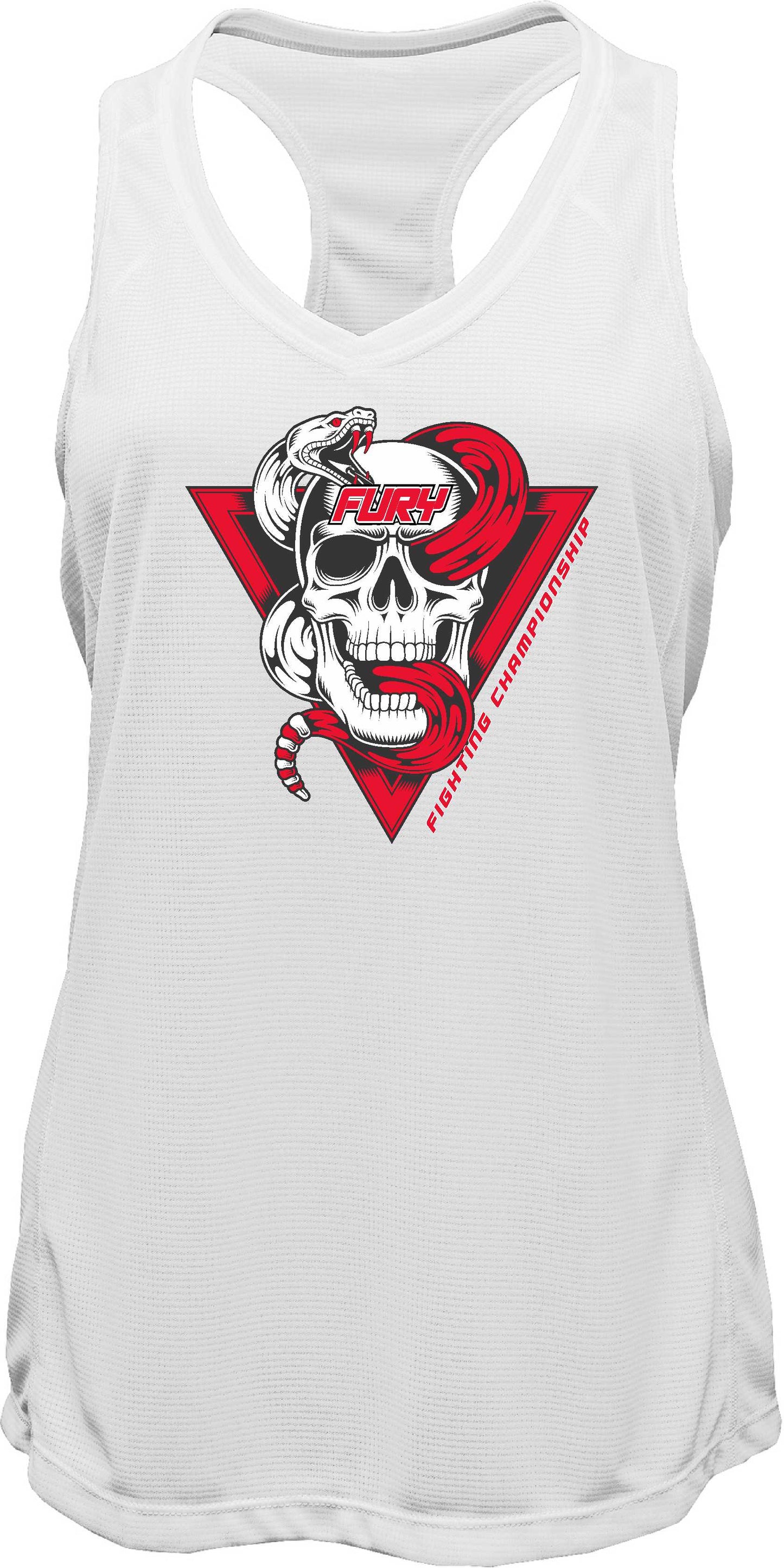 Fury Skull and snake Racer-back Tank