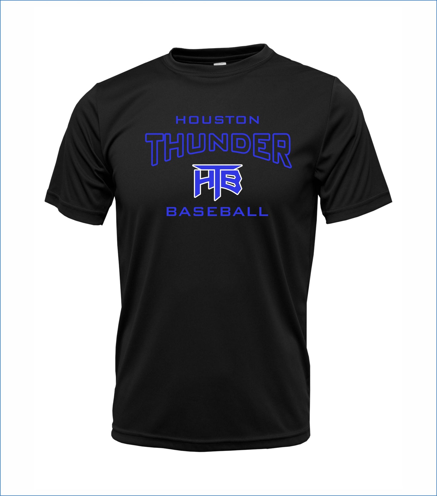Houston Thunder Baseball Short Sleeve Cotton T-Shirt
