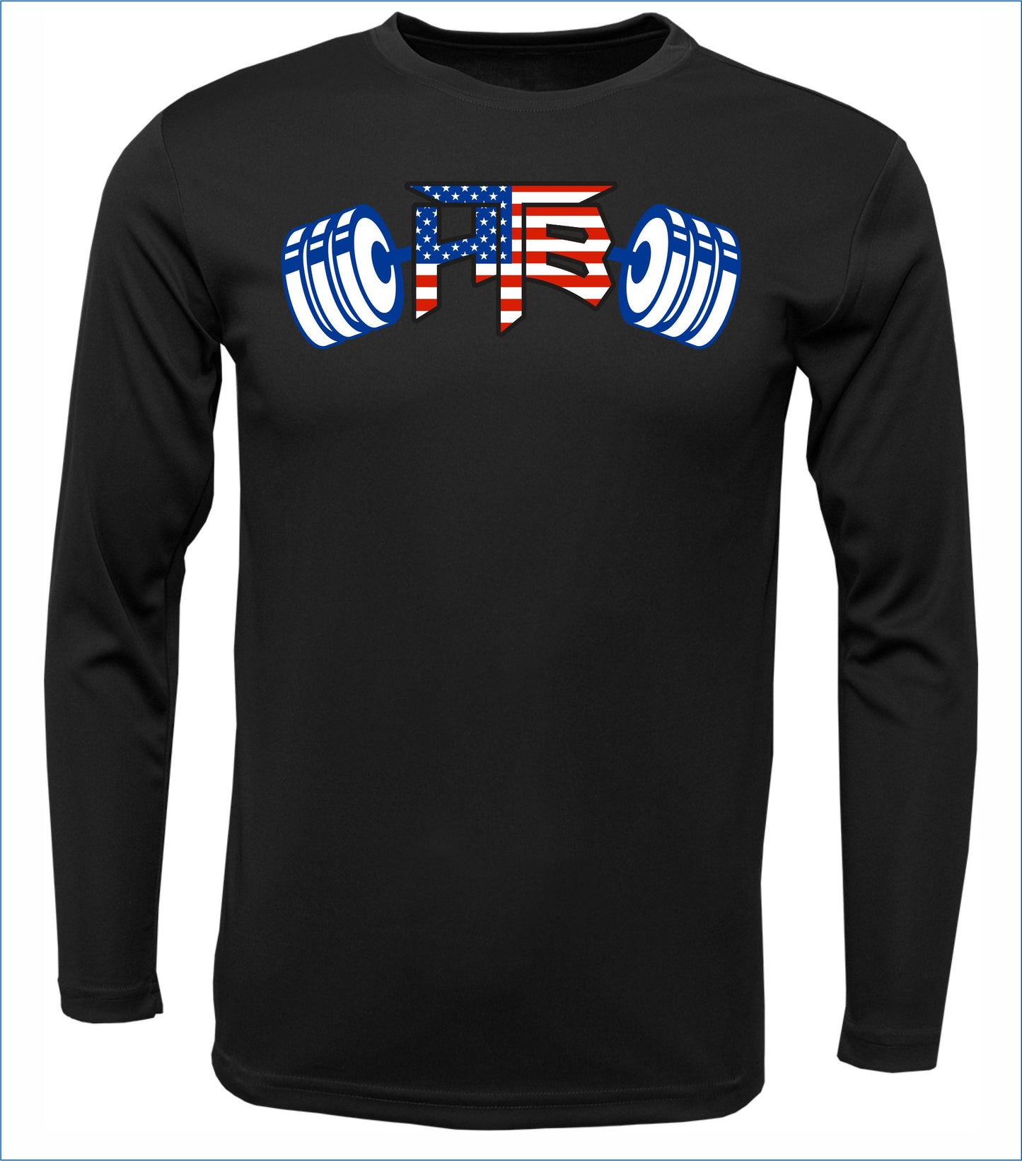HTB USA Design Long Sleeve Cotton Shirt