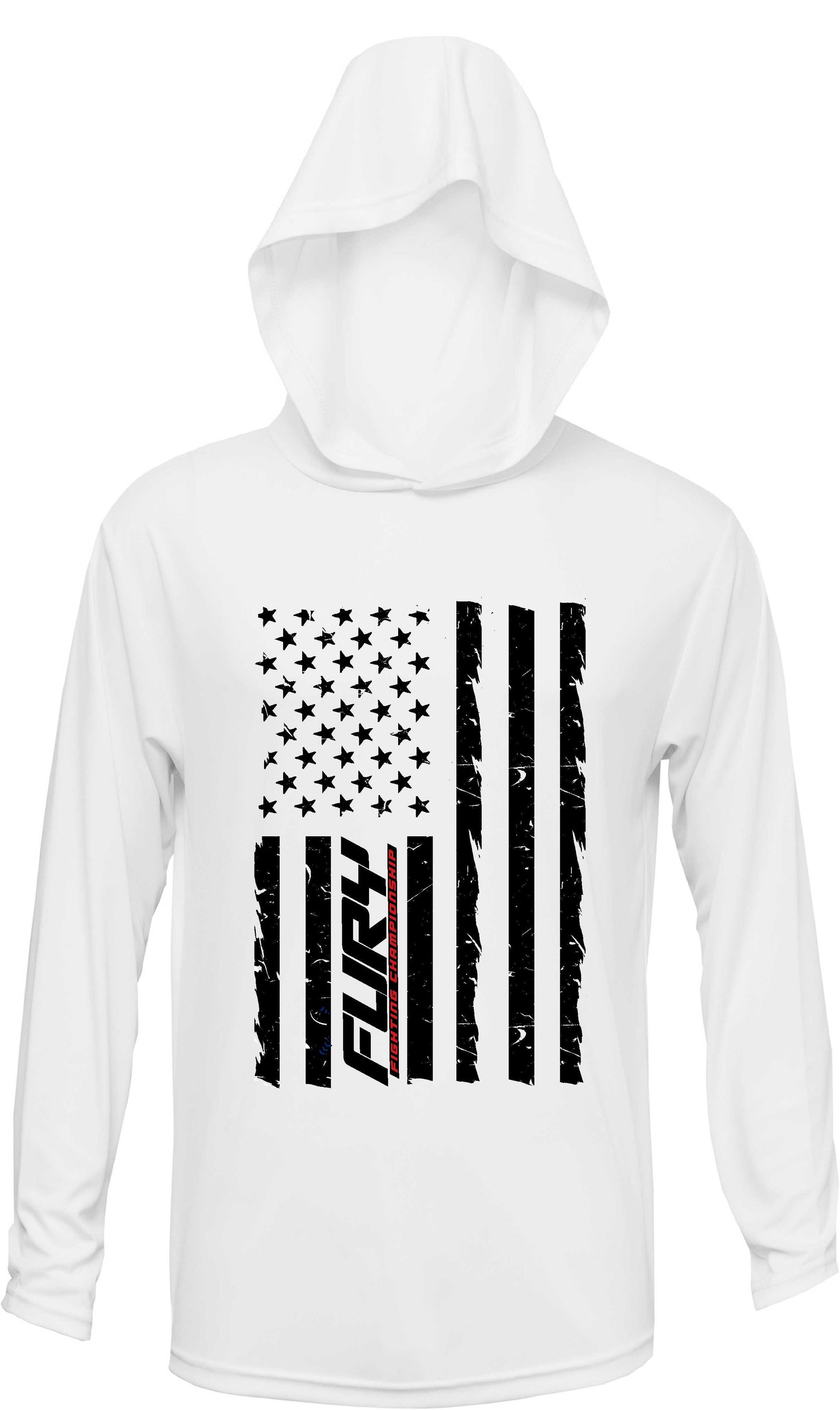 Fury Distressed Flag Dri-Fit Hoodie