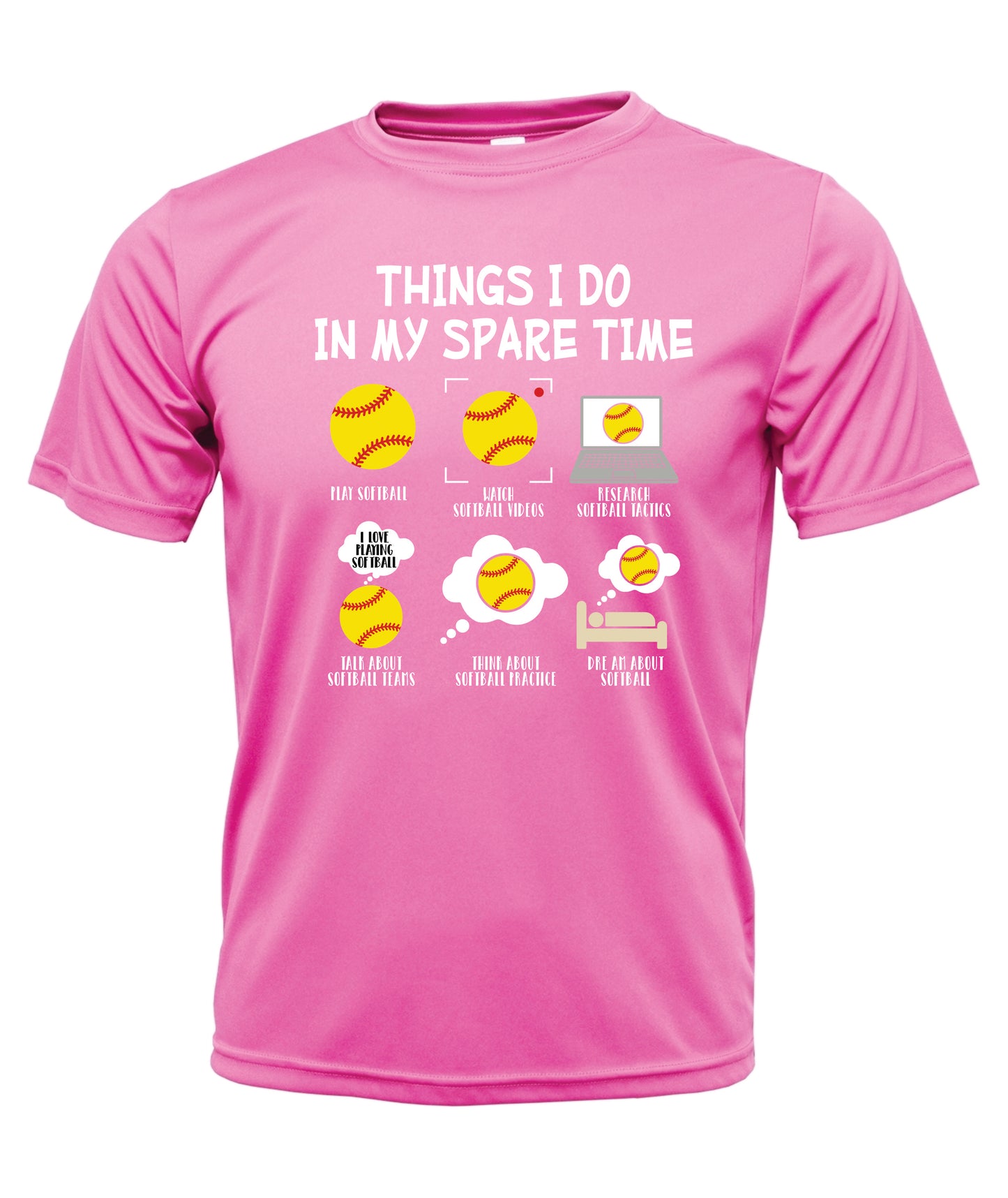 Things I Do Spare Time Short Sleeve Cotton T-Shirt