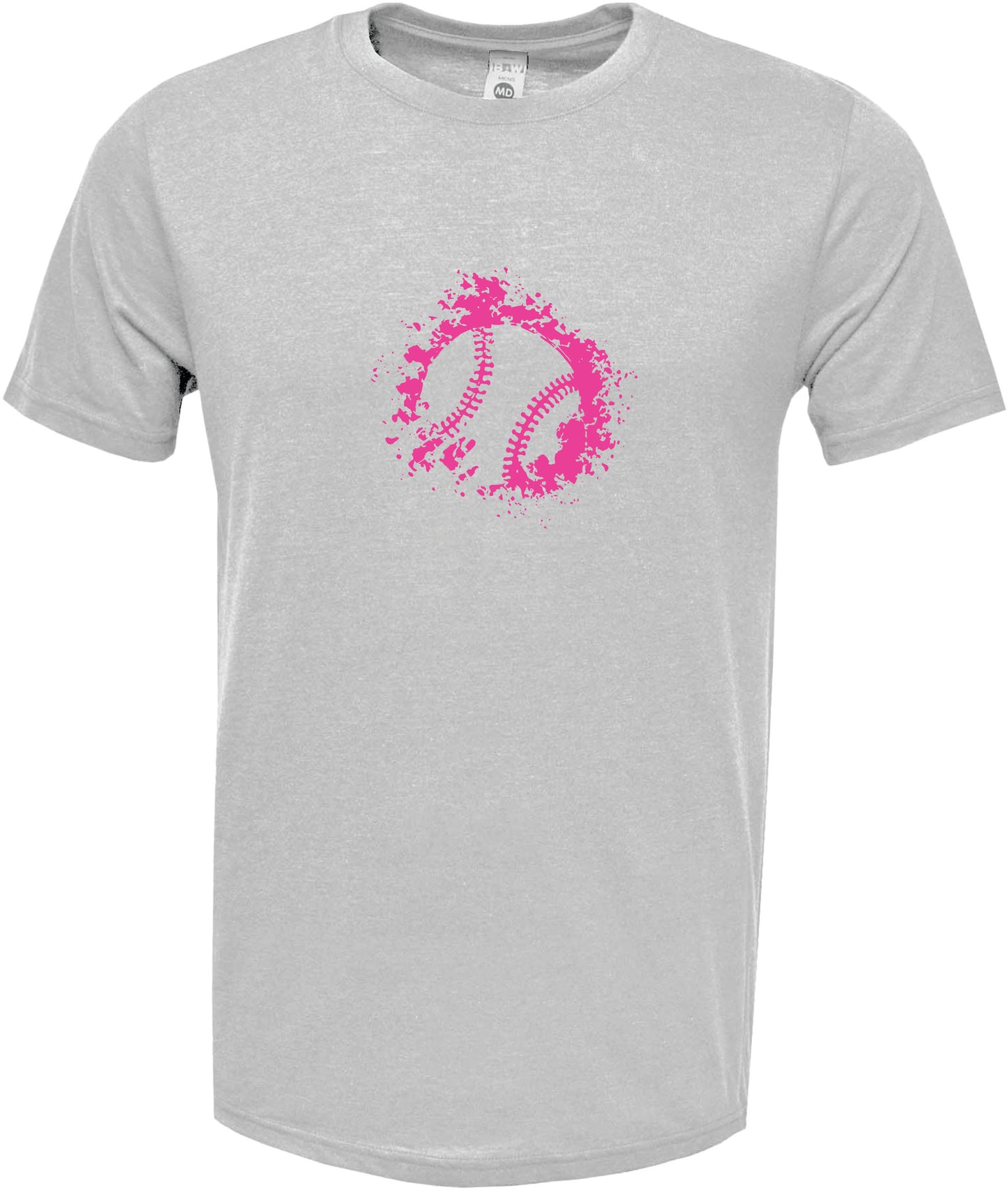Neon Splatter Short Sleeve Cotton T-Shirt