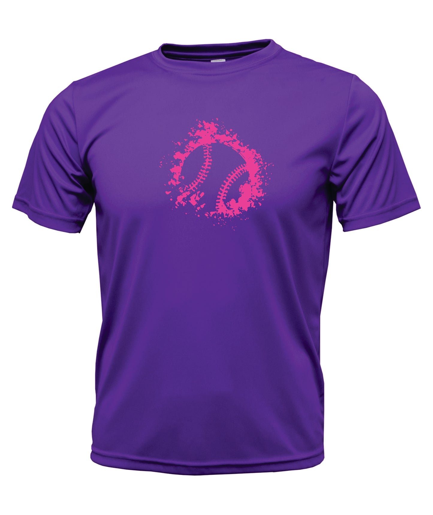 Neon Splatter Short Sleeve Cotton T-Shirt