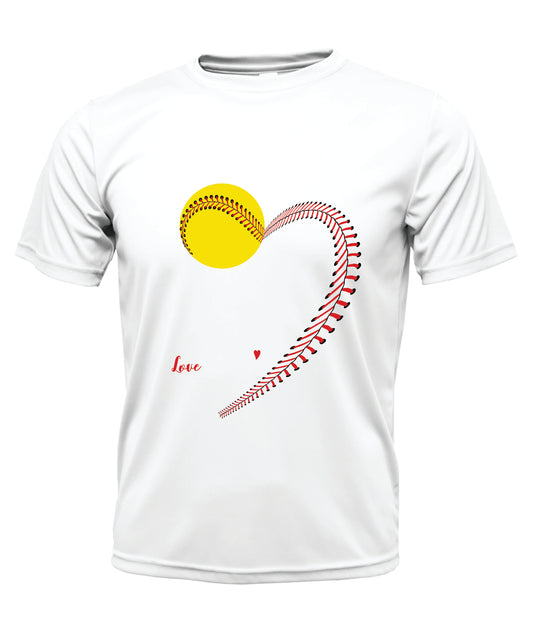 Heart Stitch Short Sleeve Dri-fit T-Shirt