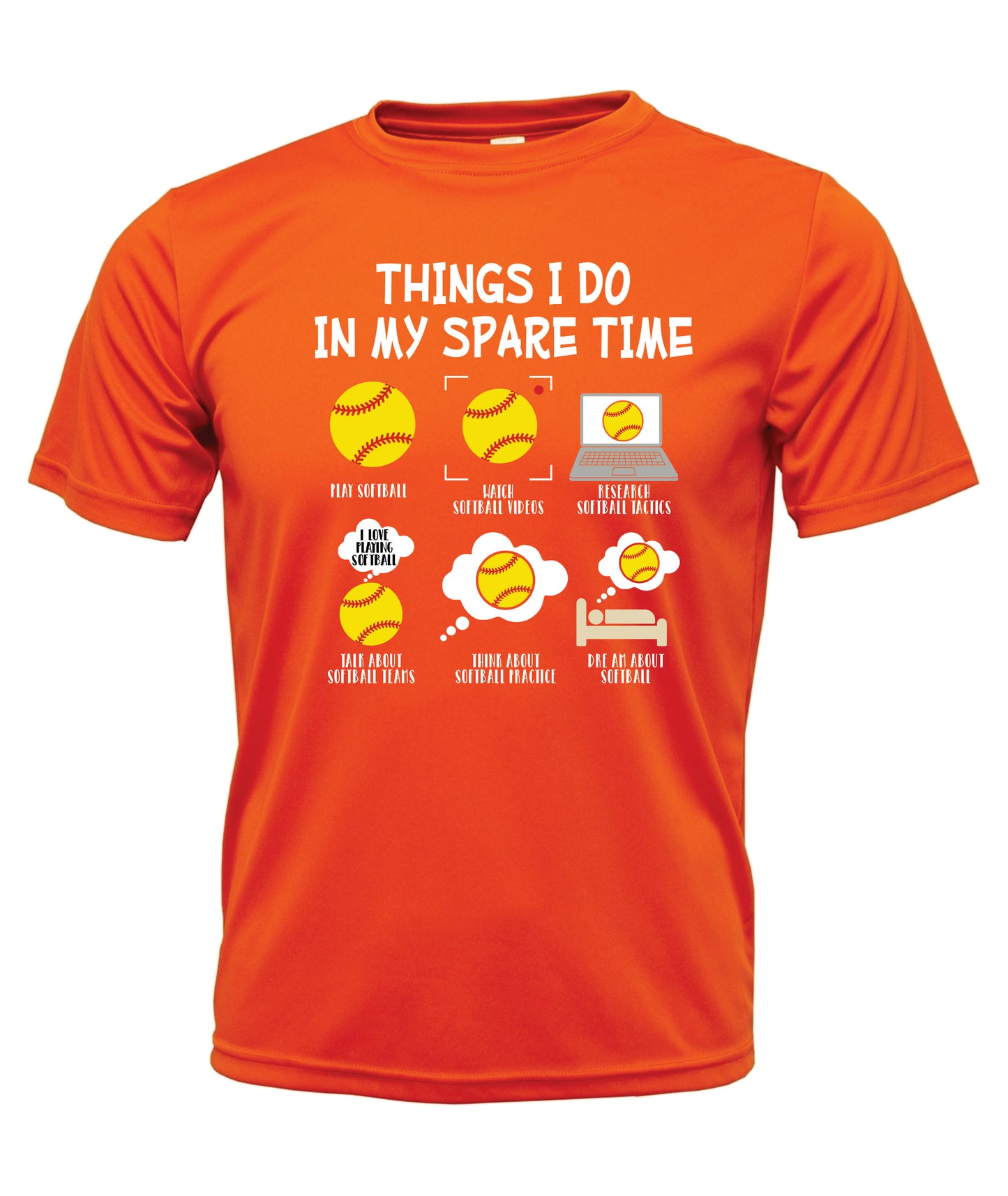 Things I Do Spare Time Short Sleeve Cotton T-Shirt
