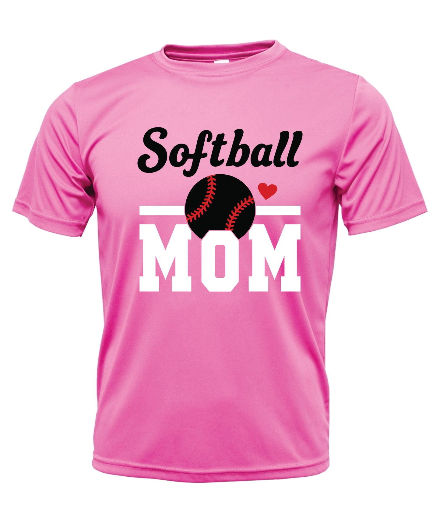 Softball Mom Short Sleeve Cotton T-Shirt