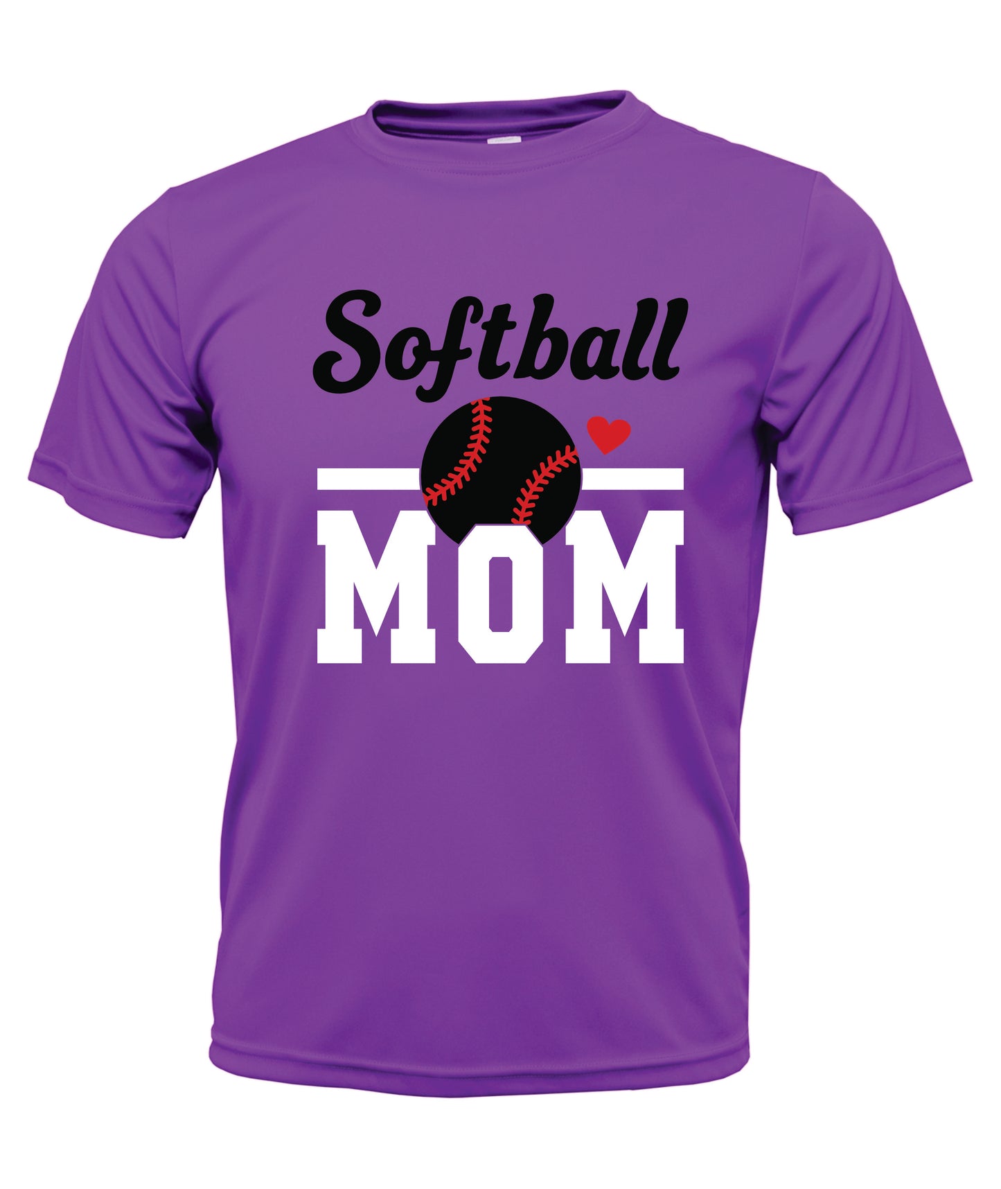 Softball Mom Short Sleeve Cotton T-Shirt