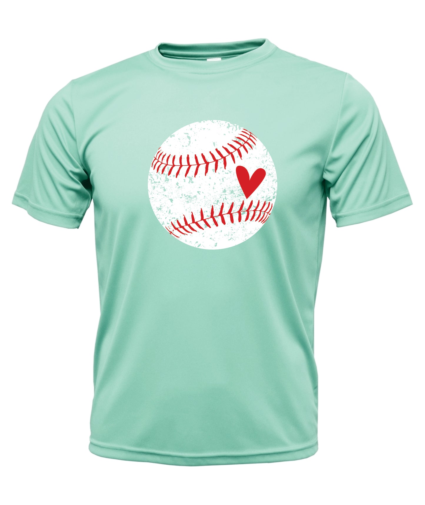 Distressed Ball Short Sleeve Cotton T-Shirt