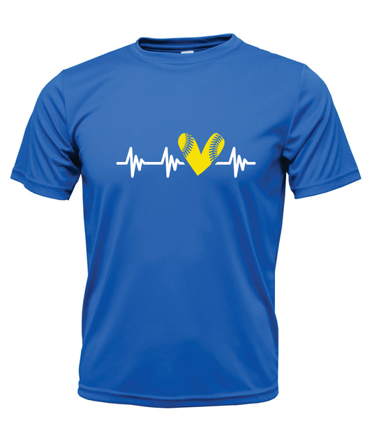 Heartbeat Short Sleeve Dri-fit T-Shirt