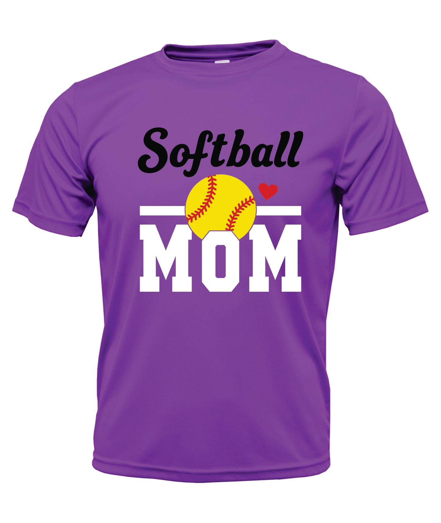 Softball Mom Short Sleeve Dri-fit T-Shirt