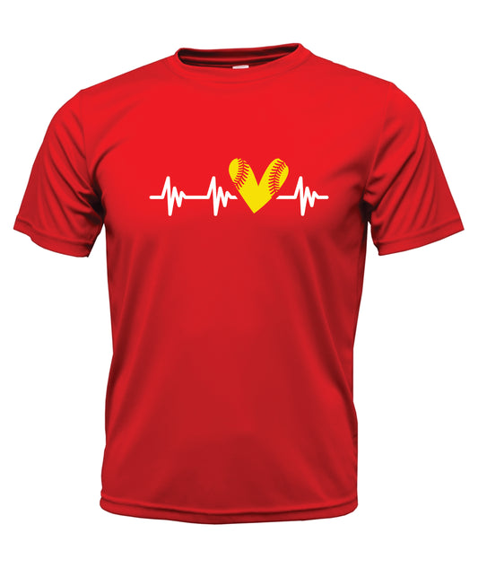 Heartbeat Short Sleeve Cotton T-Shirt
