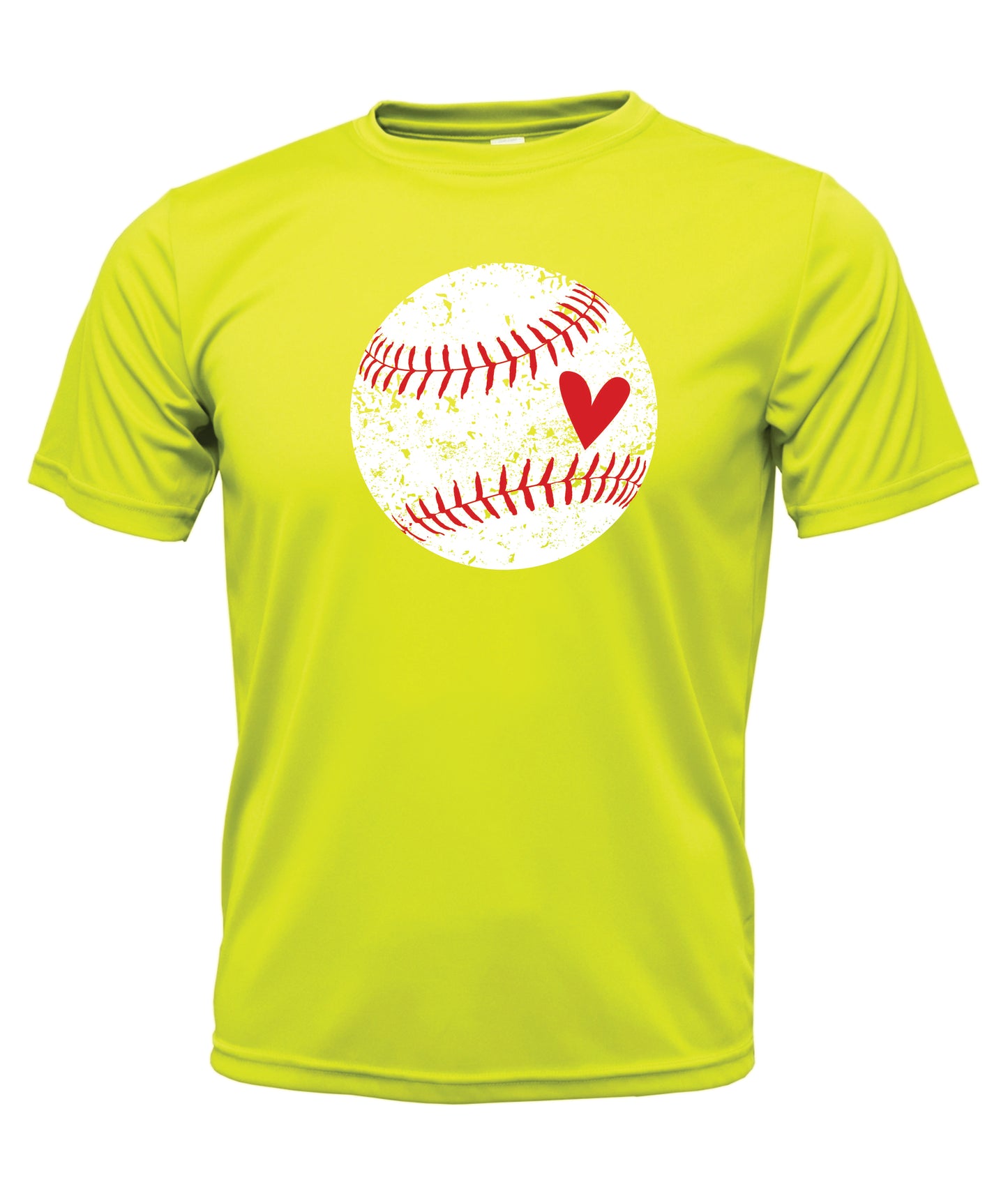 Distressed Ball Short Sleeve Cotton T-Shirt