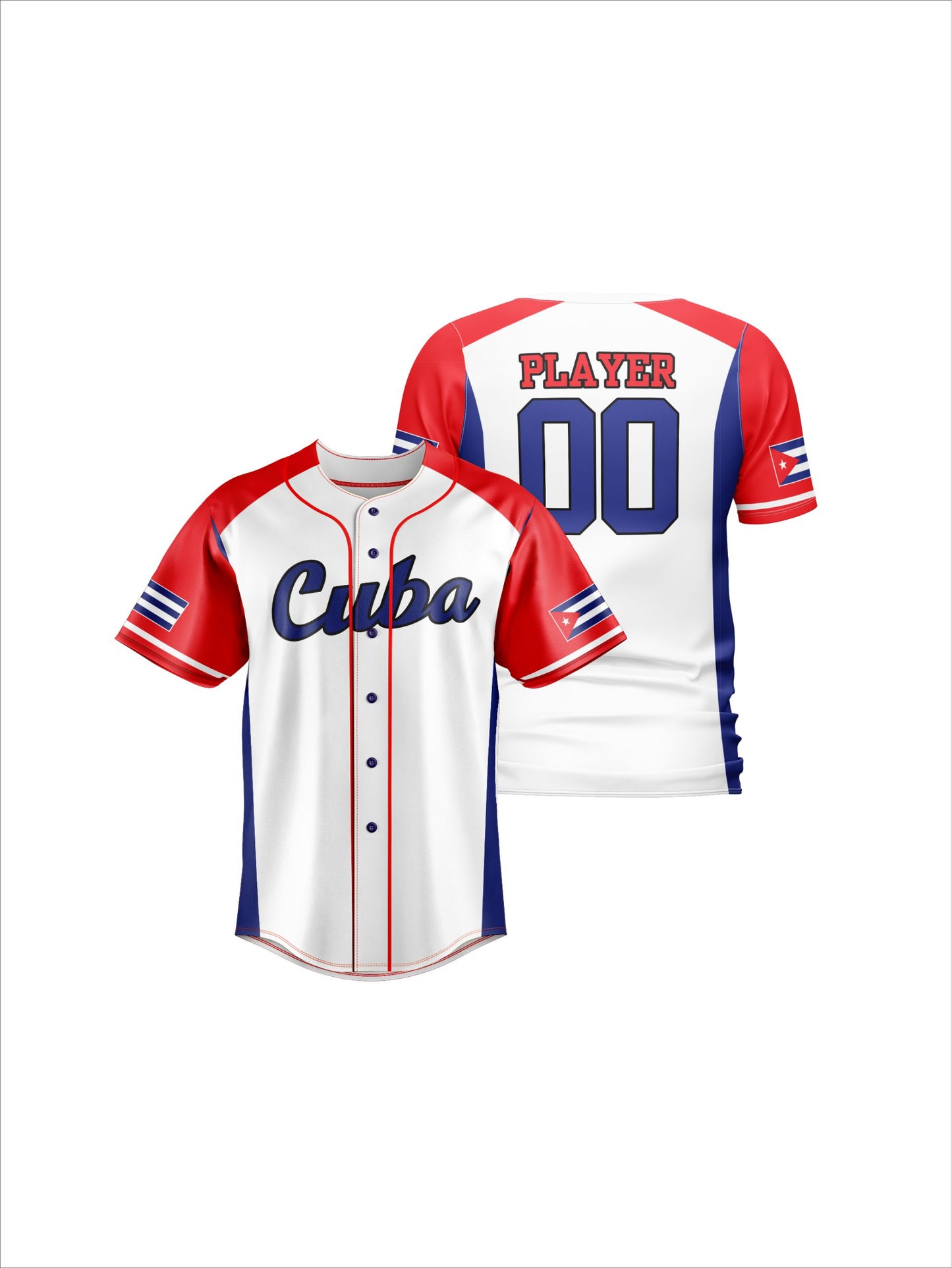 Team Cuba Jersey - White