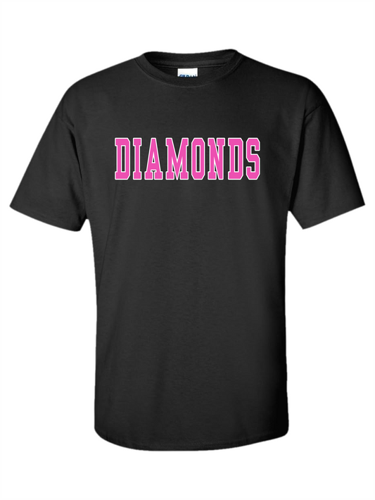 DIAMONDS COTTON TEE W/ NAME AND NUMBER