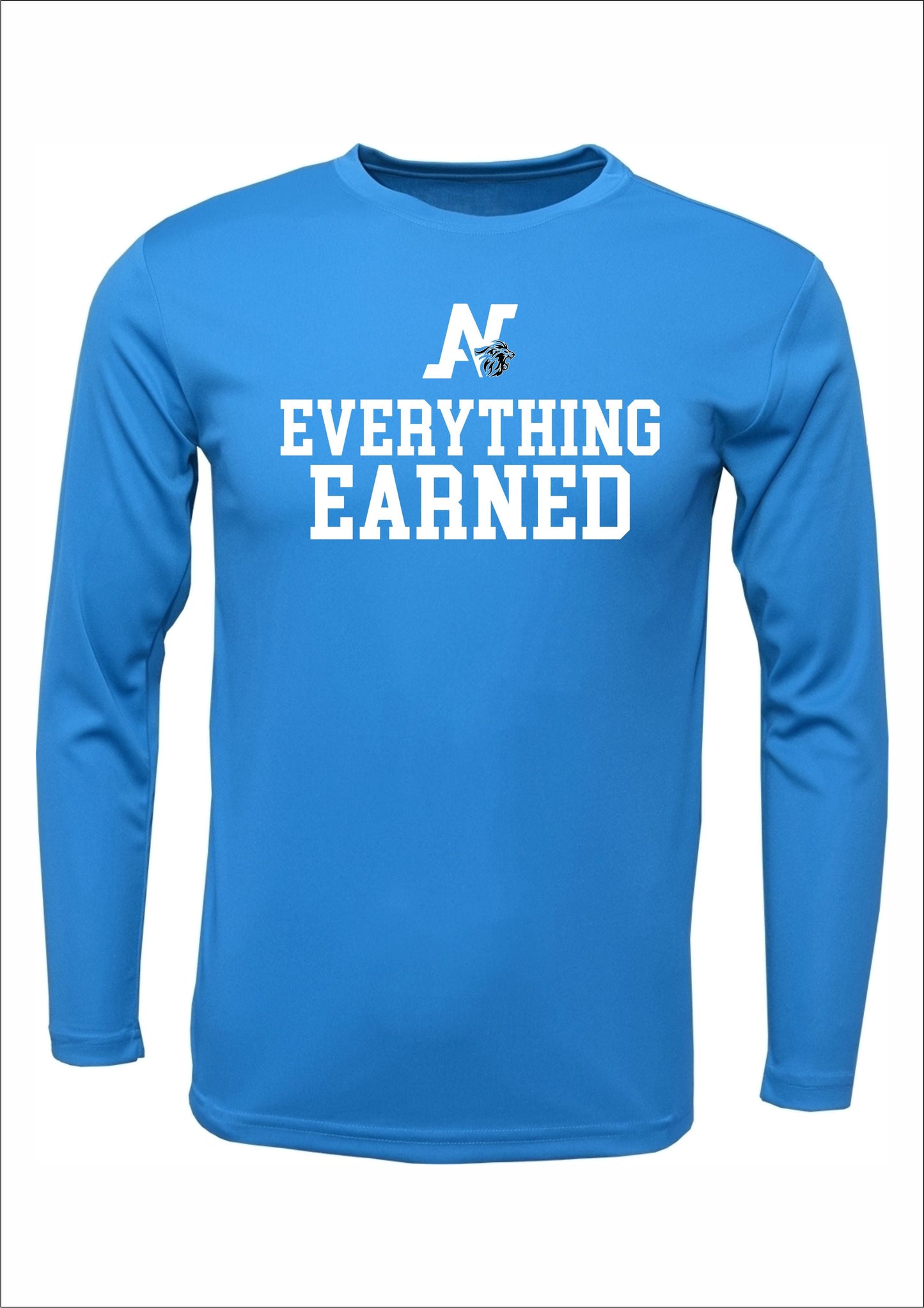 "Everything Earned"-Long Sleeve Cotton T-shirt