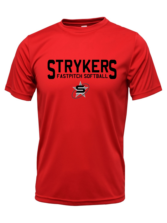 Strykers Short Sleeve Dri-Fit Blk Grey Wht No Outline