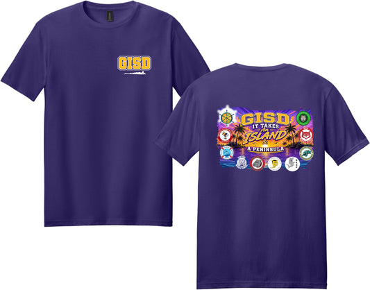 GISD "It Takes an Island" Cotton T-Shirt