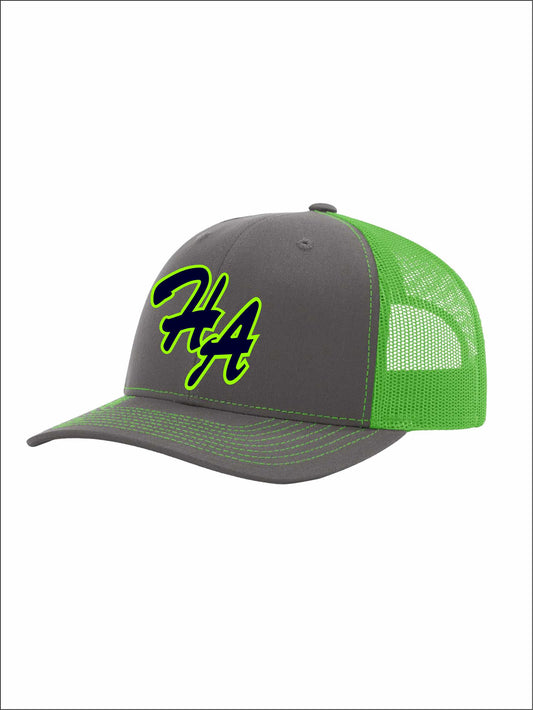 Hit Away Embroidered Snap Back Cap