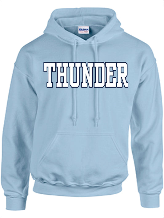 THUNDER COTTON HOODIE W/ NAME AND NUMBER