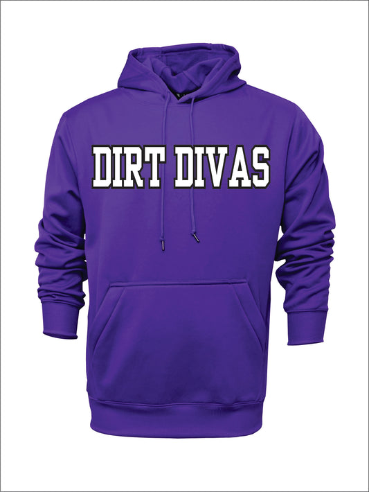 DIRT DIVAS COTTON HOODIE W/ NAME AND NUMBER