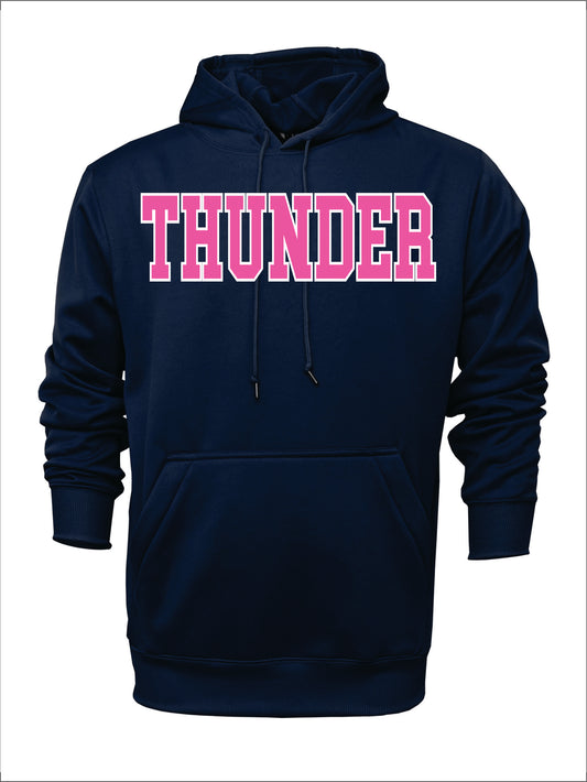 THUNDER COTTON  HOODIE W/ NAME AND NUMBER