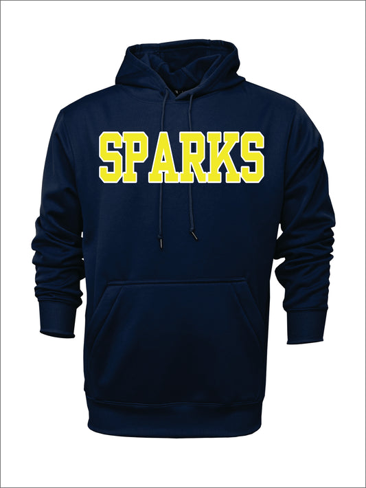 SPARKS COTTON HOODIE W/ NAME AND NUMBER