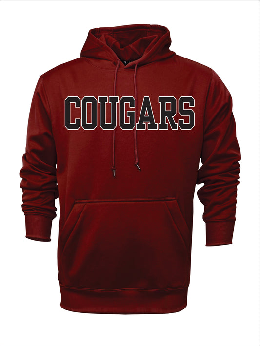 COUGARS COTTON HOODIE W/ NAME AND NUMBER