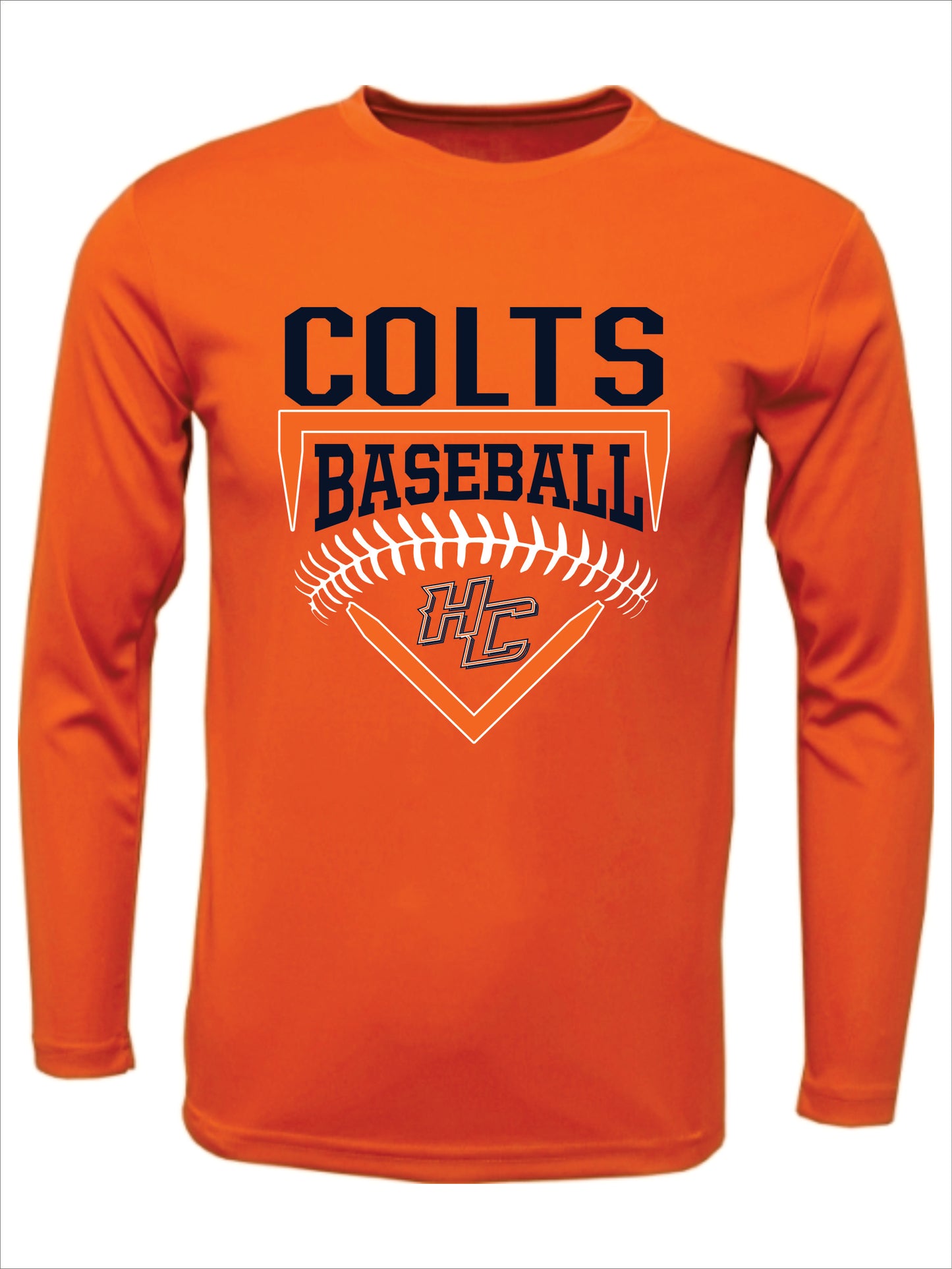 Colts "Home Plate Logo" Dri Fit Long Sleeve T-Shirt
