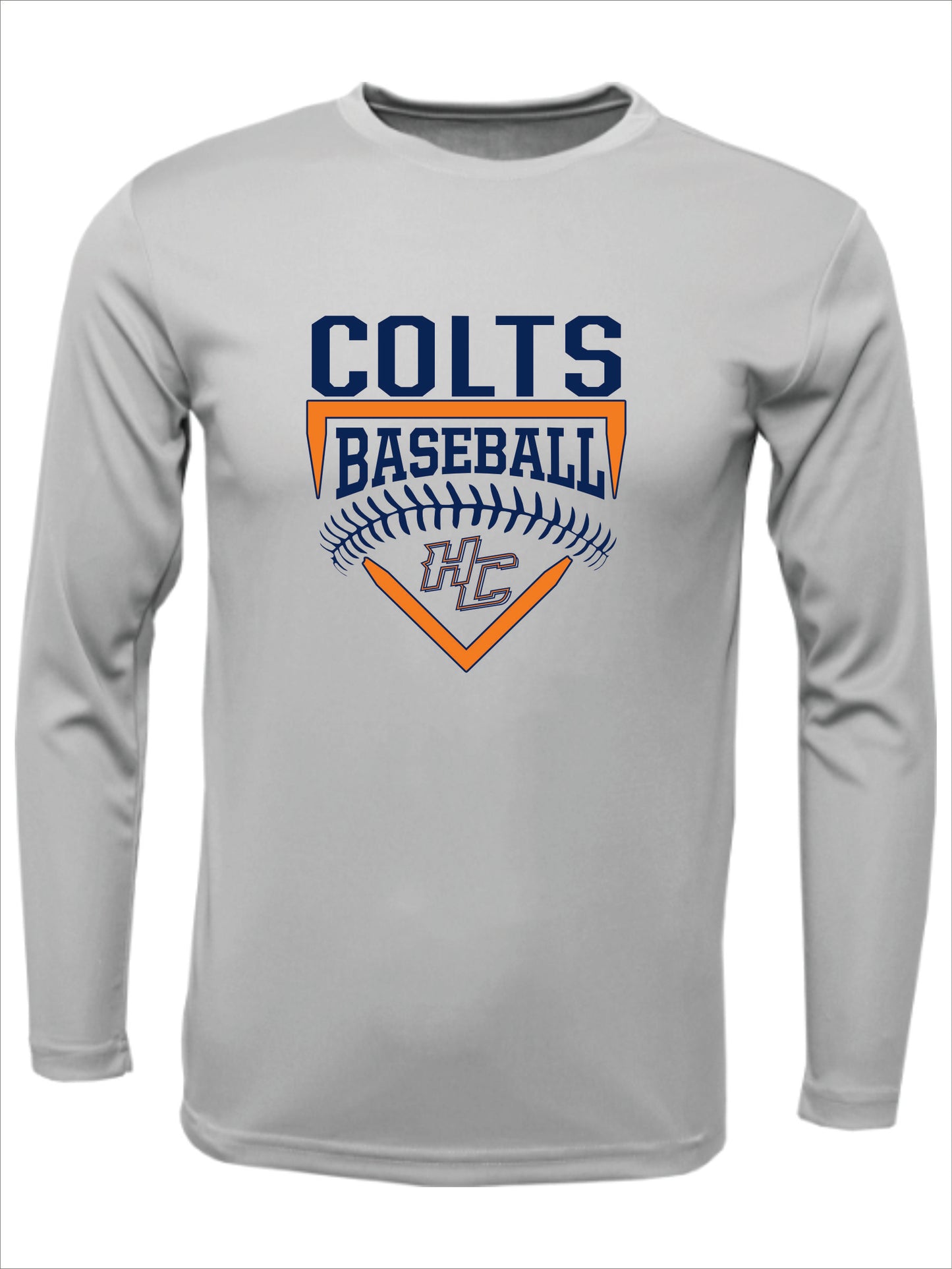 Colts "Home Plate Logo" Cotton Long Sleeve T-shirt