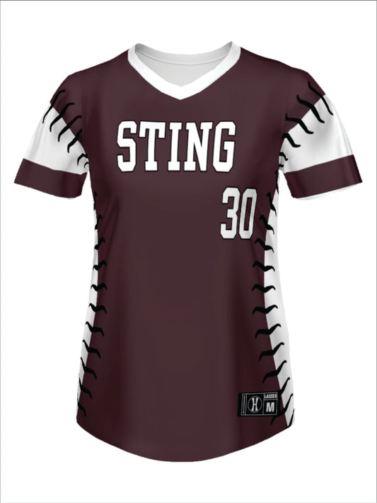 STING REPLICA JERSEY W/ NAME AND NUMBER