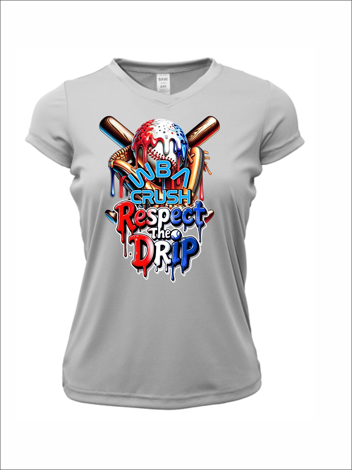 Ladies WBA Respect The Drip Short Sleeve Dri-Fit T-Shirt